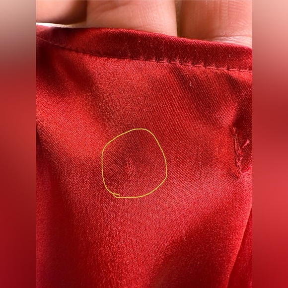 Reformation Red Silk Midi Dress - Picture 13 of 16